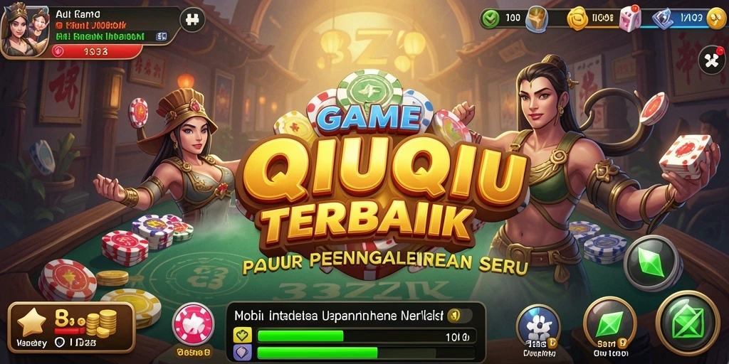 Tampilan gameplay seru dalam 33ZK dengan aksi QiuQiu.