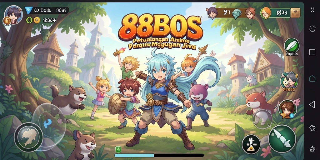 Tampilan gameplay <strong>88BOS</strong> yang memukau dan penuh warna.