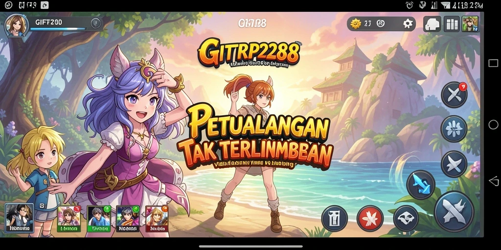 Tampilan menarik dari gameplay Anime di GIFTRP288.