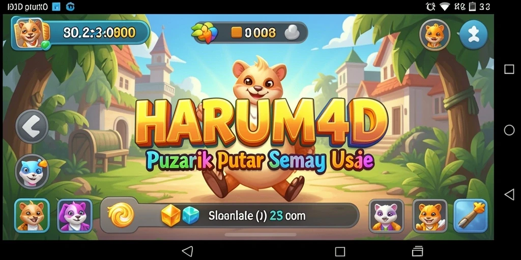Tampilan gameplay seru dan menegangkan di HARUM4D.