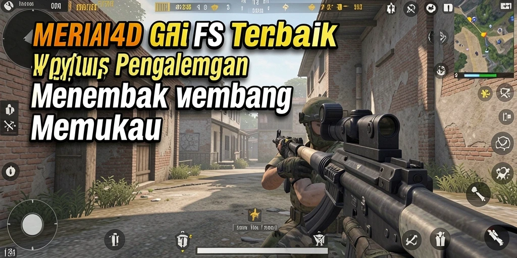 Screenshot dari gameplay seru di MERIAH4D, menampilkan aksi FPS yang mendebarkan.