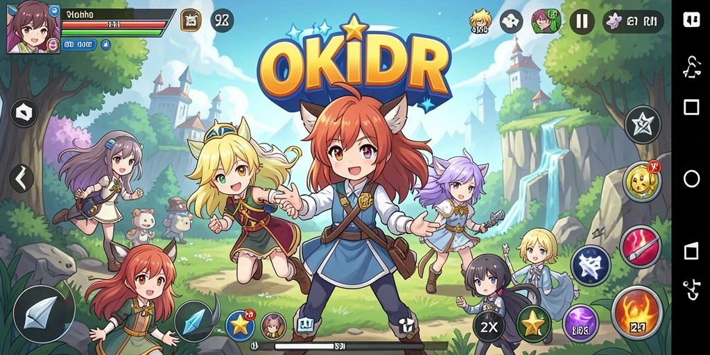 Tampilan menakjubkan dari gameplay seru di OKIDR.