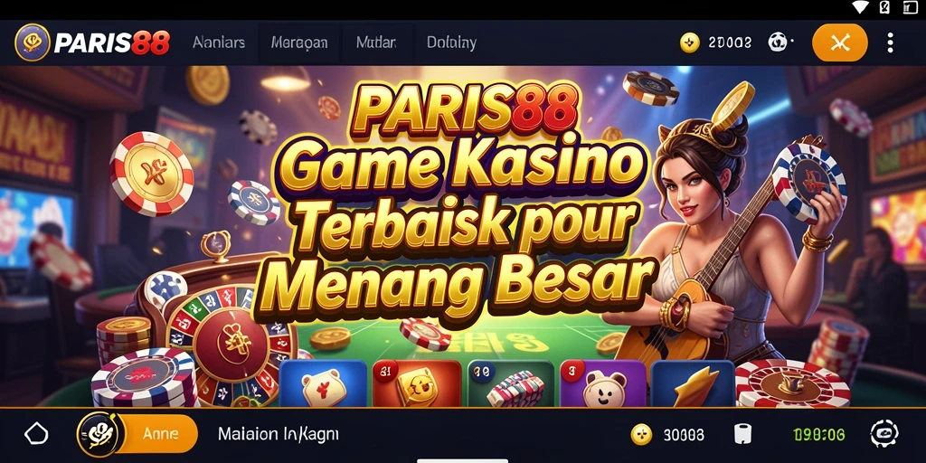 Tampilan utama gameplay PARIS88 yang seru dan mengasyikkan.