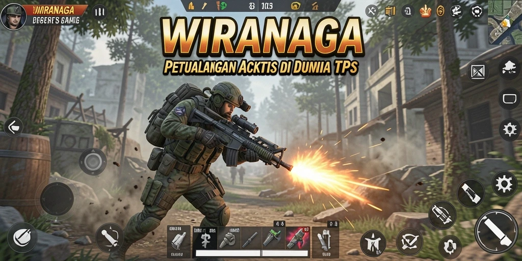 Tampilan permainan TPS yang seru dan mendebarkan.